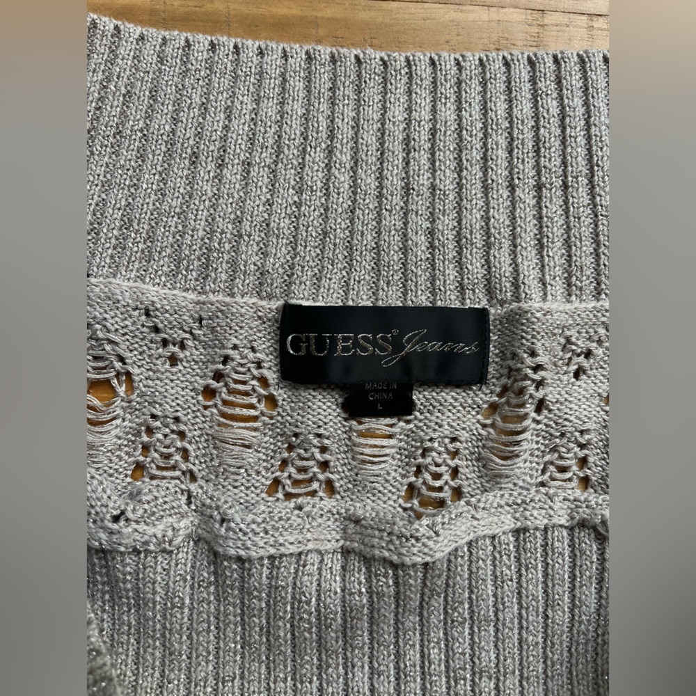 Crochet Guess Sweater - Picture 2 of 3